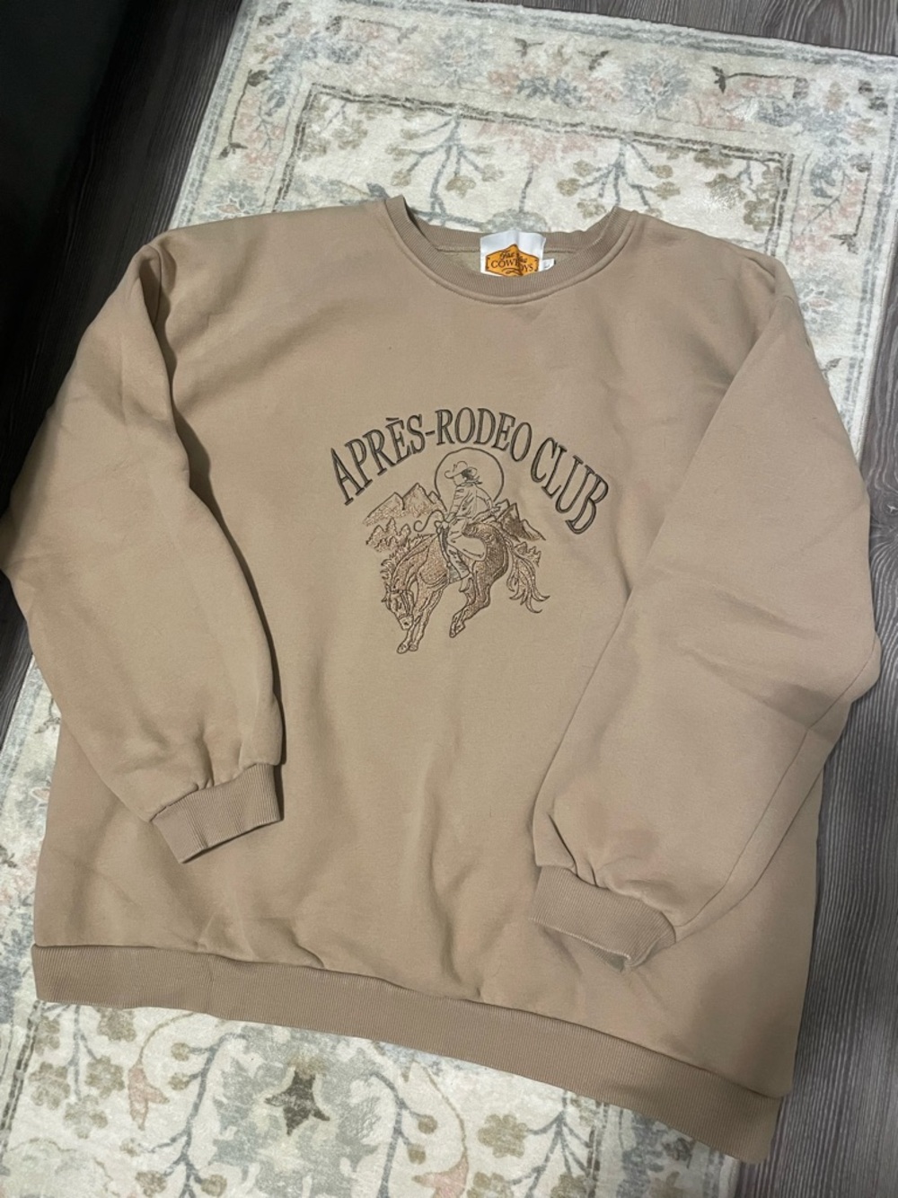 Women’s Crewneck Sweatshirt - Tan